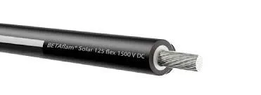 BETAFLAM SOLAR 125 RV FLEX 1500 V DC BLACK 1X4mm² WITH WHITE MARKING L-313740V3 Leoni Vietnam