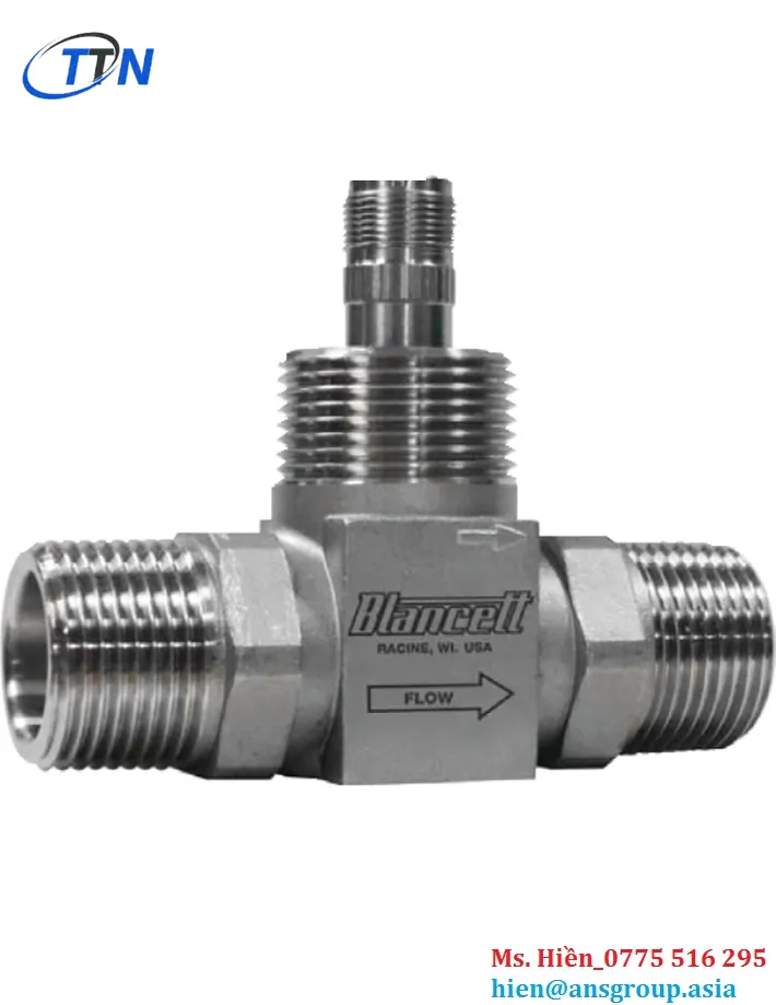 Blancett Turbine flow meter Model: B110-500-1/2