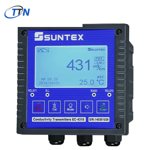 Bộ điều khiển và truyền tín hiệu đo độ dẫn điện và điện trở suất SUNTEX EC-4310 chính hãng