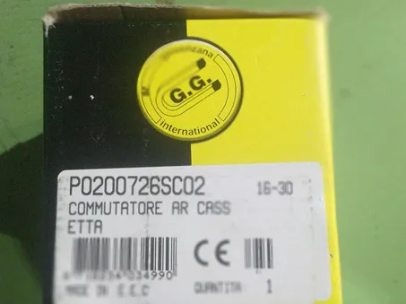 CAM SWITCH Model: P0200726SC02