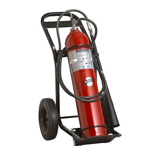 Chất chữa cháy carbon Dioxide Bình chữa cháy có bánh xe C-50-SE Buckeye, USA / NAFFCO