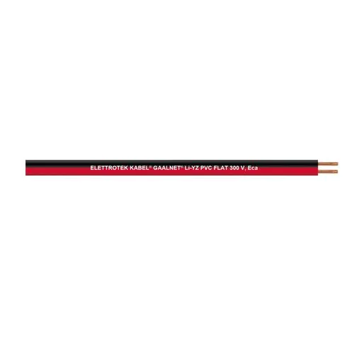 Dây cáp HI-FI Gaalnet® GAALNET LI-YZ PVC FLAT 300 V Elettrotek Kabel