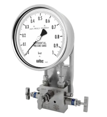 Differential pressure gauge with bellows element - Đồng hồ chênh áp kèm ống thổi Wise Control Vietnam