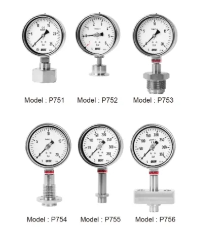 Euro gauge Electrical contact type diaphragm pressure gauge - Đồng hồ áp suất / áp kế kiểu màng – kết nối điện Wise Control Vietnam