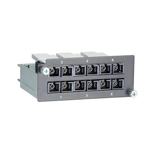 Fast Ethernet Module with 6 multi-mode 100BaseFX ports with SC connectors PM-7200-6MSC MOXA