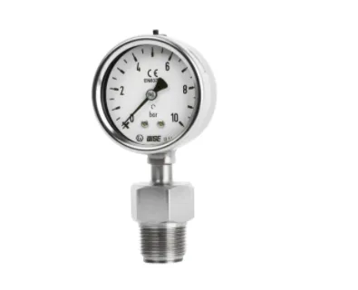 Flush diaphragm type pressure gauge-- Đồng hồ áp suất / áp kế kiểu màng ghép phẳng Wise Control Vietnam
