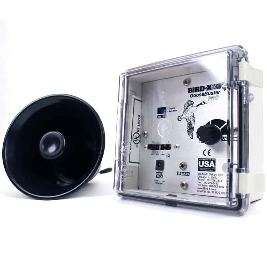 GOOSEBUSTER® SONIC GOOSE DETERRENT SYSTEM – Máy đuổi ngỗng 4 loa,Bird X,TTN