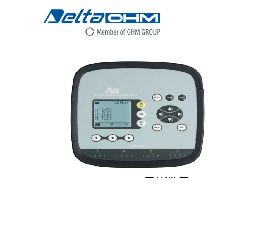 HD32.8.8 Delta Ohm,Bộ ghi dữ liệu nhiệt độ 8 đầu vào – Cặp nhiệt điện