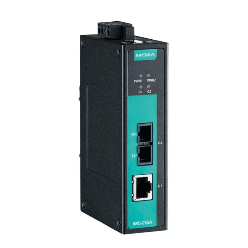 Industrial Gigabit Media Converter IMC-21GA-LX-SC MOXA