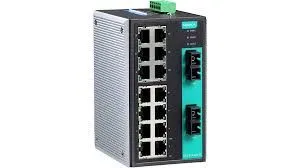 Industrial Unmanaged Ethernet Switch with 16 10/100BaseT(X) ports, -10 to 60°C EDS-316 MOXA Vietnam