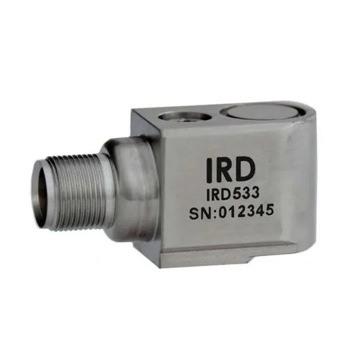 IRD533 (MIL533), Side Exit, 4 mV/mm/sec, M6 x 1 mounting bolt IRD Mechanalysis