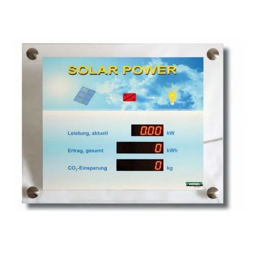 Màn hình hiển thị năng lượng mặt trời- Solar Displays Weigel Meßgeräte