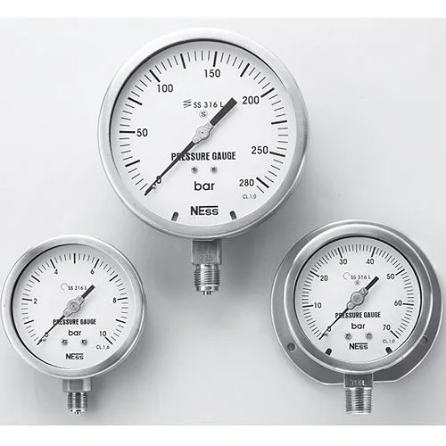 MÁY ĐO ÁP SUẤT THÉP KHÔNG GỈ PB.6.14.4NM.-0.14MPA.AD.CF.GF Nesstech