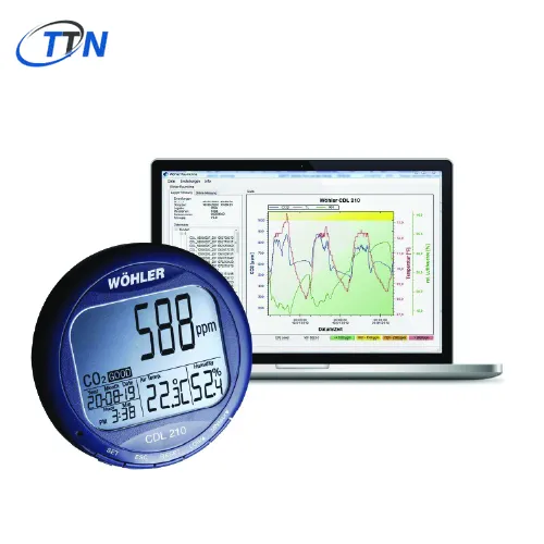 Máy ghi dữ liệu CO2 Wöhler CDL 210 Woehler Technik