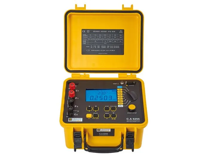 Micro-Ohmmeter C.A 6255,P01143221 Chauvin Arnoux