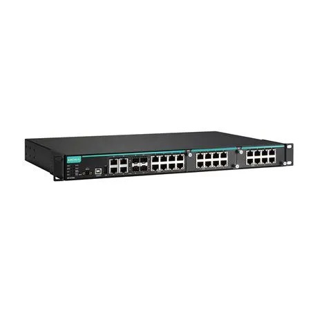 Modular managed Ethernet switch IKS-6728A-4GTXSFP-HV-T MOXA