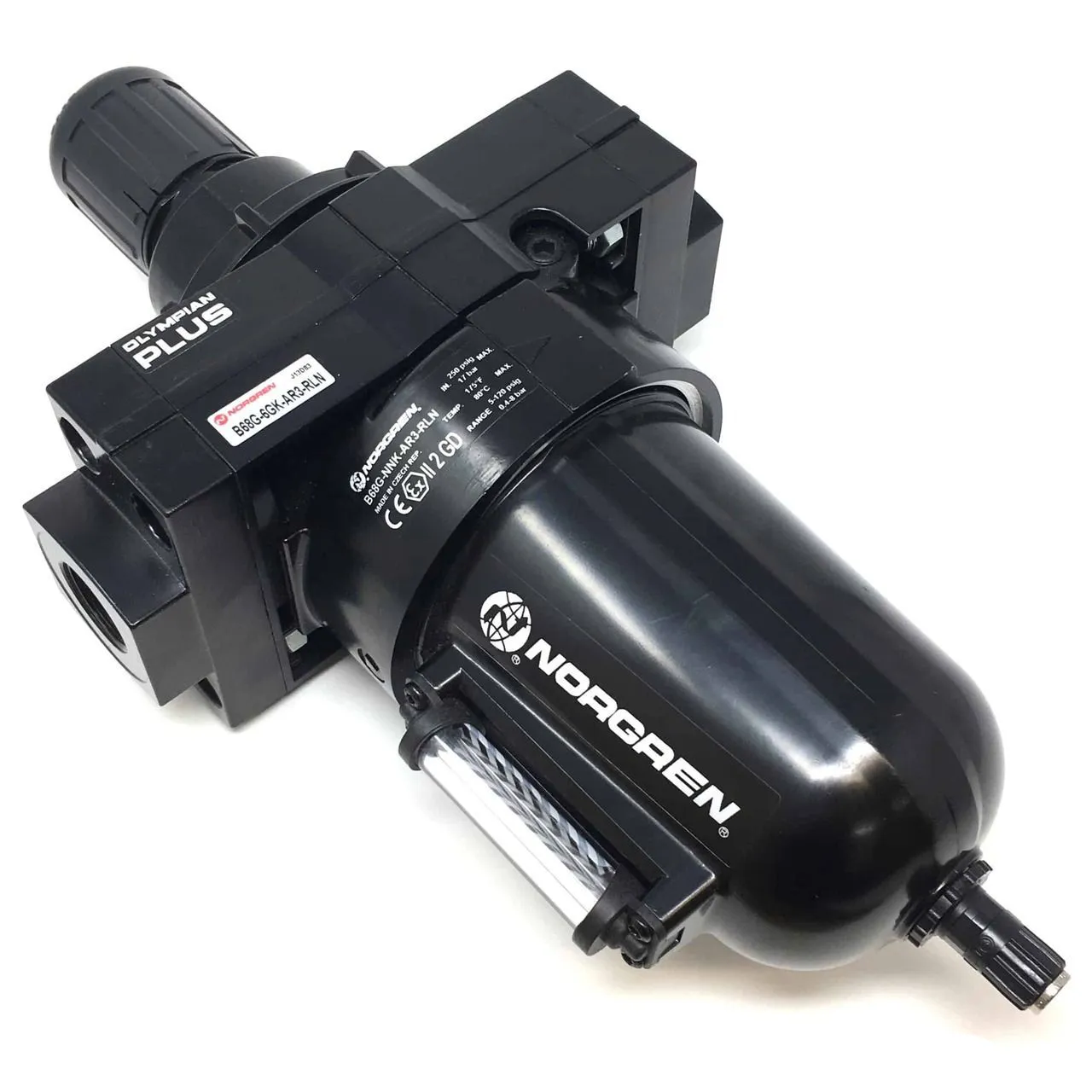 Olympian Plus plug-in system filter B68G-NNK-AR3-RLN Norgren