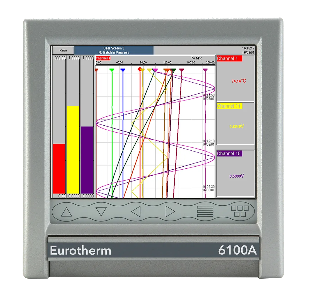 Paperless Graphic Recorder 6100A/U12 Eurotherm Vietnam