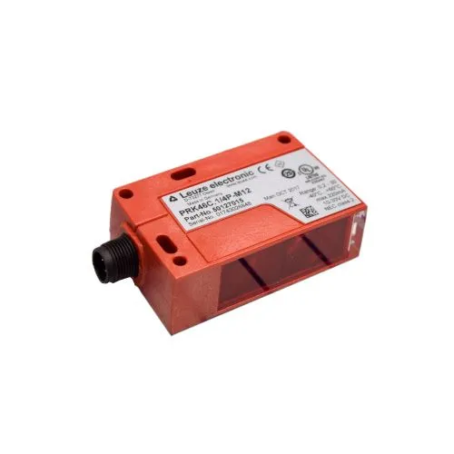 Polarized retro-reflective photoelectric sensor PRK46C.1/4P-M12 Leuze