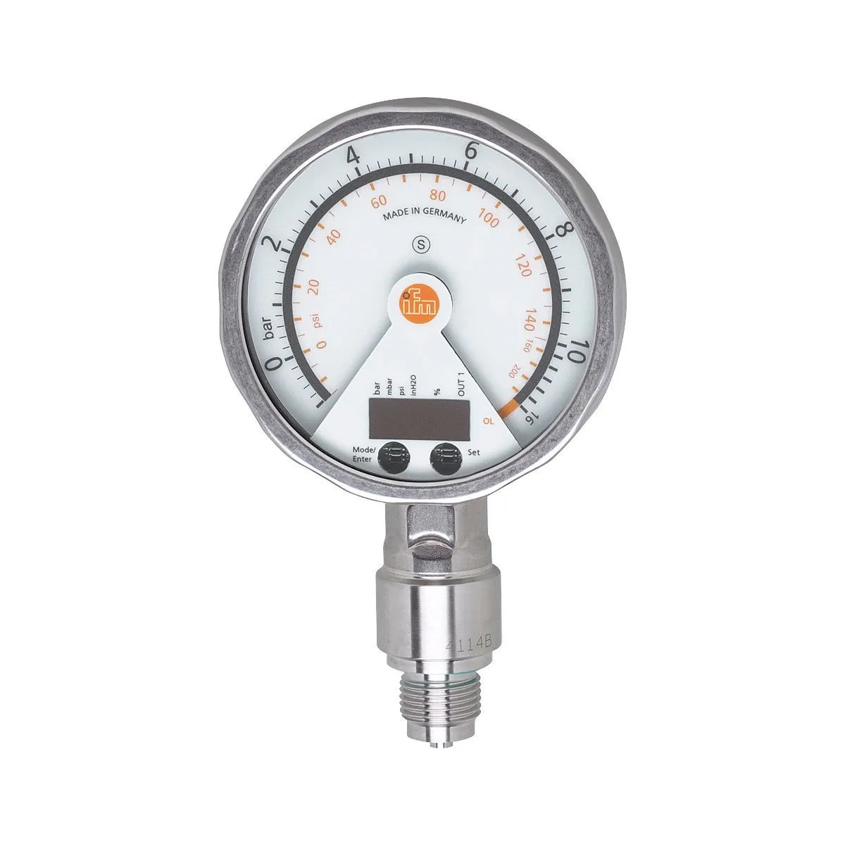 Pressure sensor with analogue display PG2454 IFM Vietnam