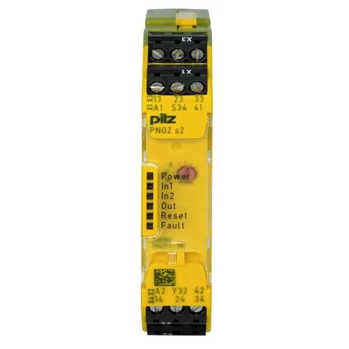 Safety relay PNOZ s2 C 24VDC 3 n/o 1 n/c Pilz