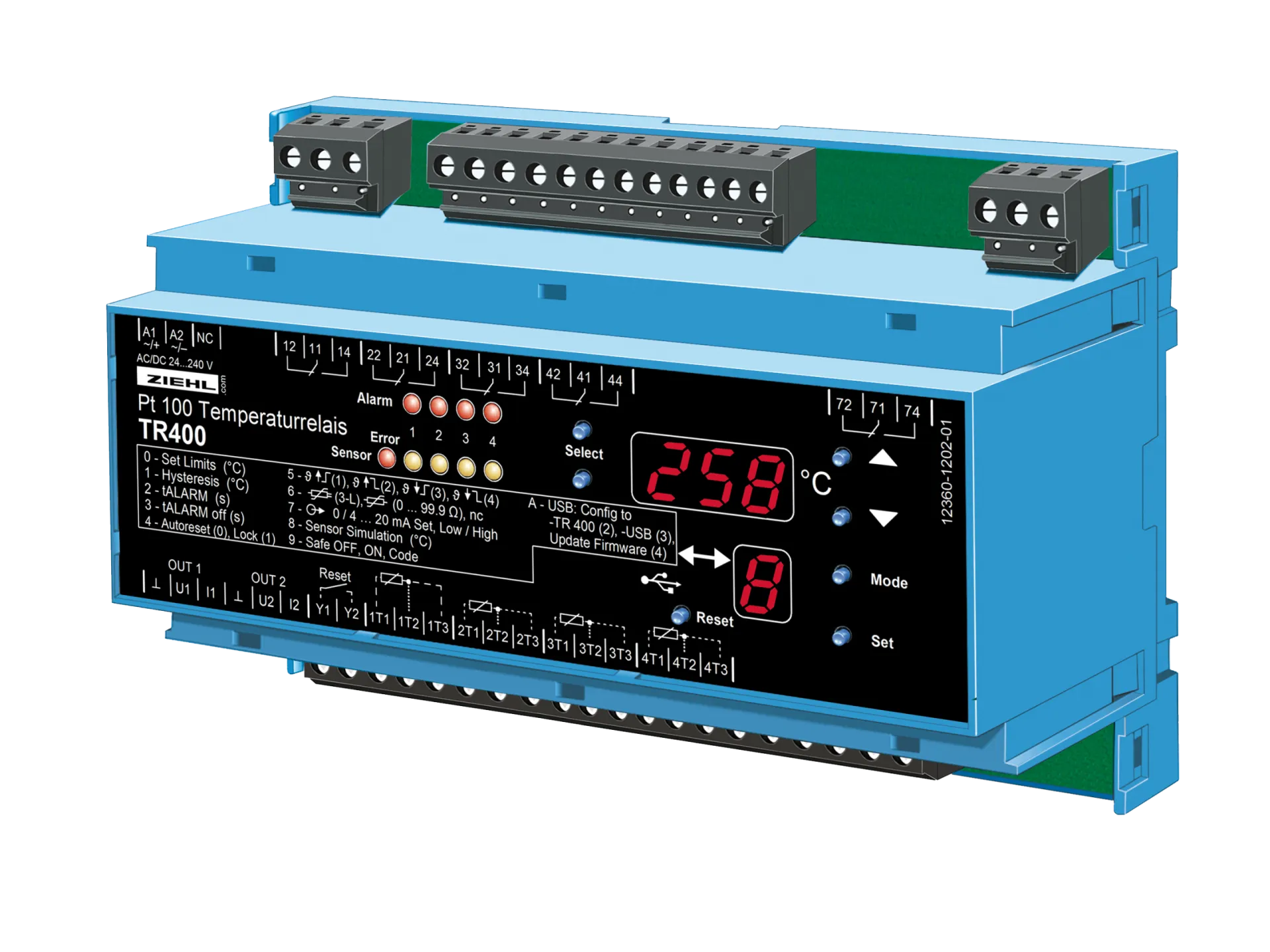 Temperature controller TR400 Ziehl Vietnam
