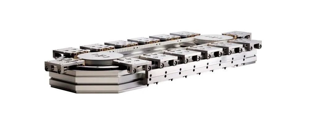 Track system mounted to MCS type frame DTS+ 25-351 Hepco Motion