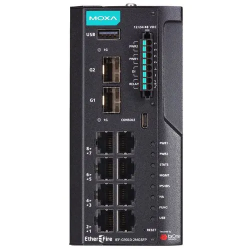 Tường lửa công nghiệp IEF-G9010-2MGSFP-Pro-H MOXA