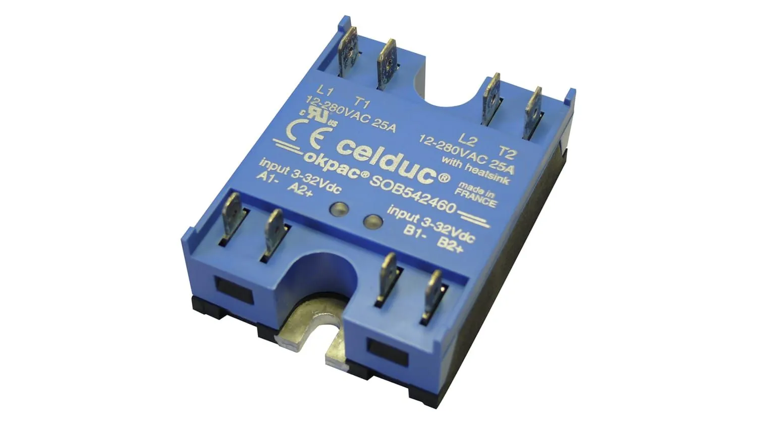 Two Phase Solid State Relays type SCB SOB SOB542460 Celduc Vietnam