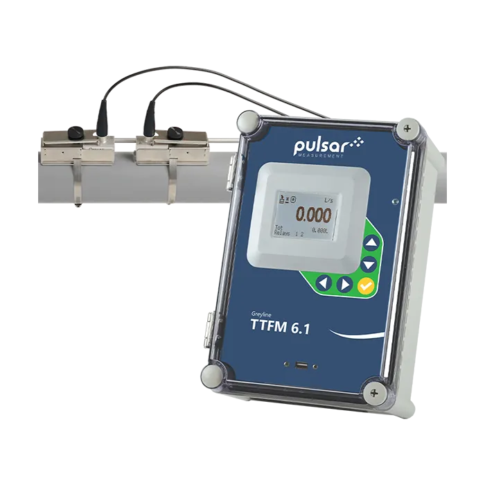 Ultrasonic Transit Time Flow Meter TTFM 6.1 Pulsar Measurement