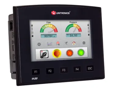 Vision430™- PLC Controller with integrated HMI Touchscreen Unitronics Việt Nam