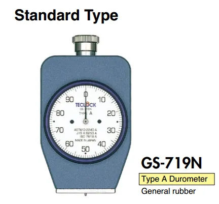 GS-719N, GS-719G, GS-719R Teclock- đồng hồ đo độ cứng cao su