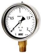 Đồng hồ đo áp suất Wise P253 - Đồng hồ đo áp suất chân đồng Wise P253