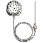 Đồng hồ đo nhiệt độ có dầu dạng ống dẫn Wise T239 - Nhiệt kế Wise Control
