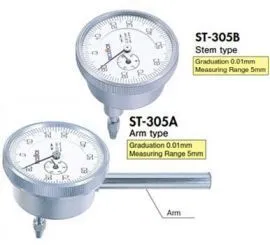 ST-305A / ST-305B Teclock, Đồng hồ so chân sau Teclock